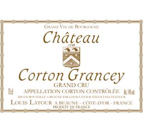 Louis Latour - Chateau Corton Grancey label