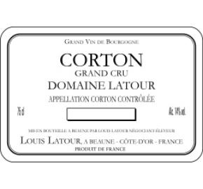 Louis Latour - Corton Grand Cru - Domaine Latour label
