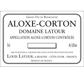 Louis Latour - Domaine Latour - Aloxe-Corton label