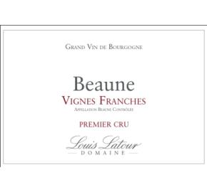 Louis Latour - Beaune 1er Cru - Vignes Franches label