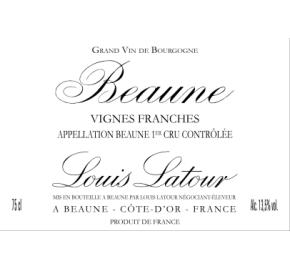 Louis Latour - Beaune 1er Cru - Vignes Franches label