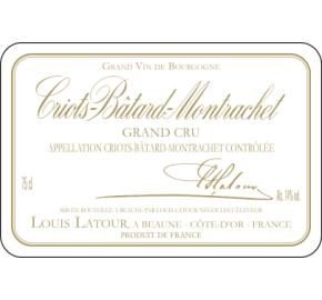 Louis Latour - Criots-Batard-Montrachet label