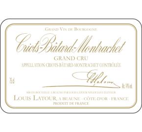 Louis Latour - Criots-Batard-Montrachet label