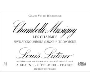 Louis Latour - Chambolle-Musigny les Charmes label