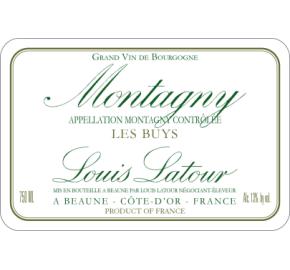 Louis Latour - Montagny Blanc label