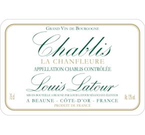 Louis Latour - Chablis - La Chanfleure label