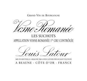 Louis Latour - Vosne-Romanee 1er Cru - Les Suchots label