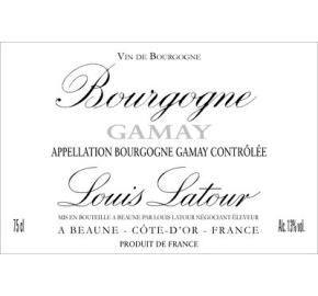 Louis Latour - Bourgogne Gamay label