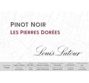 Louis Latour - Pinot Noir - Les Pierres Dorees label
