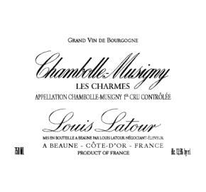 Louis Latour - Chambolle Musigny 1er Cru Les Charmes label