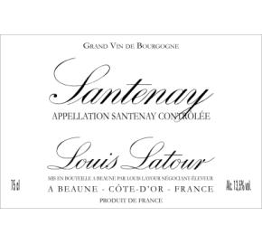 Louis Latour - Santenay label