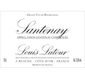 Louis Latour - Santenay label