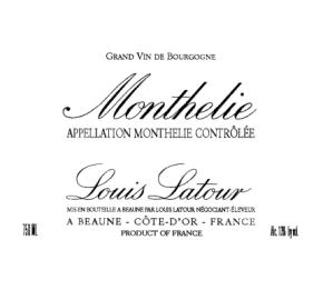 Louis Latour - Monthelie label