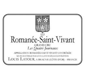 Louis Latour - Romanee St Vivant - Les Quatre Journaux label