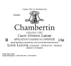 Louis Latour - Cuvee Heritiers Latour label