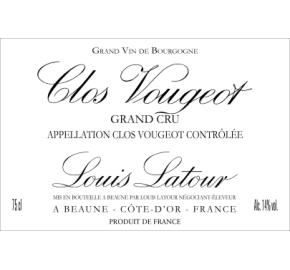 Louis Latour - Clos Vougeot Grand Cru label