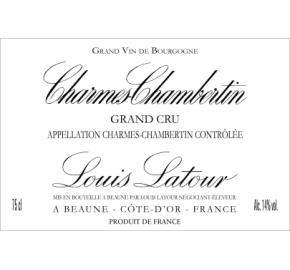 Louis Latour - Charmes-Chambertin Grand Cru label