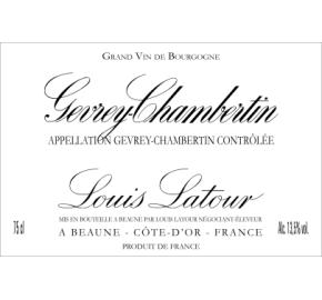 Louis Latour - Gevrey-Chambertin label