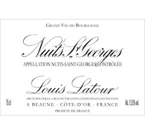 Louis Latour - Nuits St Georges label