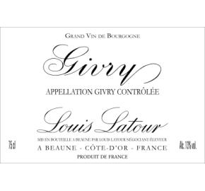 Louis Latour - Givry label
