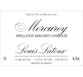 Louis Latour - Mercurey label