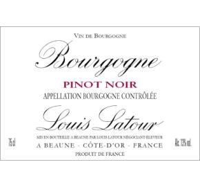 Louis Latour - Pinot Noir label