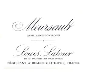 Louis Latour - Meursault label