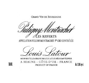 Louis Latour - Puligny-Montrachet Les Referts 1er Cru label