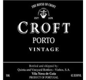 Croft - Vintage Port label