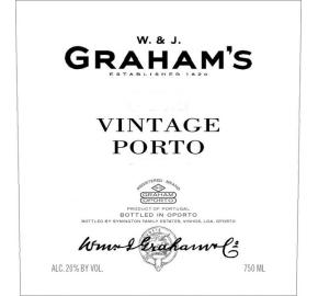 Graham's - Vintage Port label