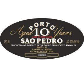 Sao Pedro - 10 Yr Old label