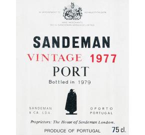 Sandeman Port label