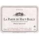 La Parde De Haut-Bailly label