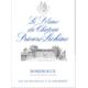 Le Blanc du Chateau Prieure Lichine label