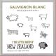 The Little Sheep - Sauvignon Blanc label