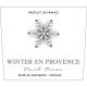 Winter en Provence - First Press label