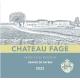 Chateau Fage - White label