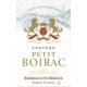 Chateau Petit Boirac label