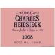 Charles Heidsieck - Vintage Rose label