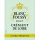 Blanc Foussy - Cremant De Loire Brut label