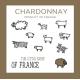 The Little Sheep of France - Chardonnay label