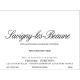 Frederic Esmonin - Savigny les Beaune label