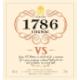 Cognac 1786 - VS label