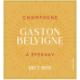 Gaston Belvigne Brut Rose - Epernay label