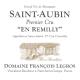 Domaine Francois Legros - Saint Aubin 1er En Remilly label