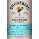 Shorebird Single Barrel Bourbon Whiskey label