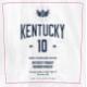 Kentucky 10 - Barrel Strength Bourbon label