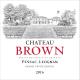 Chateau Brown label