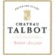 Chateau Talbot label