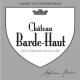Chateau Barde-Haut label